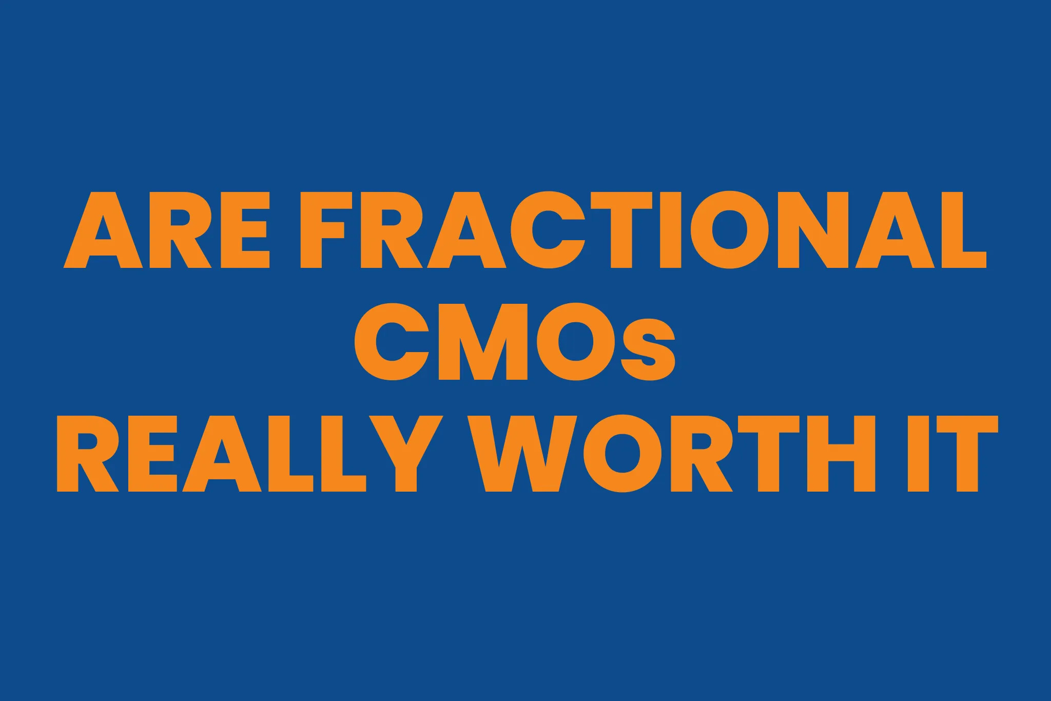 are fractional cmos really worth it